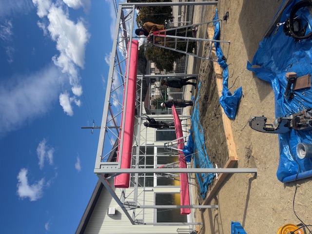 遮光テントを取り付けました